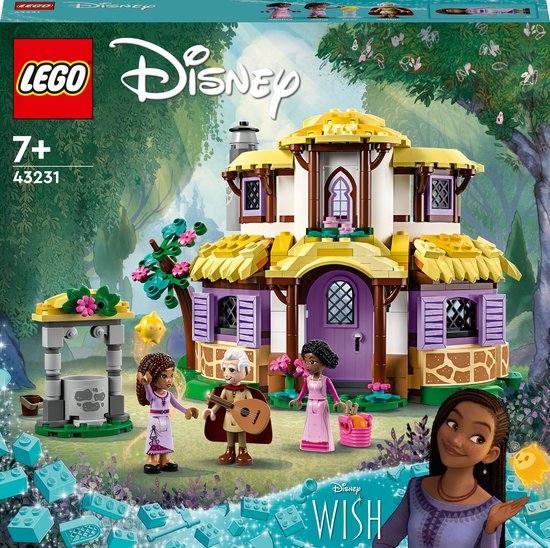 LEGO Disney Wish Asha's huisje Poppenhuis Speelgoed Set - 43231