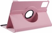 360 Rotating Book Case - Geschikt voor Lenovo Tab M11 Hoesje - Pink