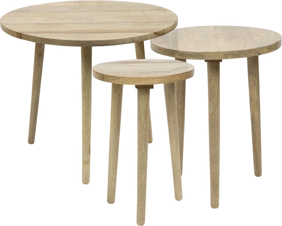 tafel mango hout dia 60cm