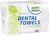 Voordeelverpakking 2 X Merbach dental towel wit, 4 x 125 stuks