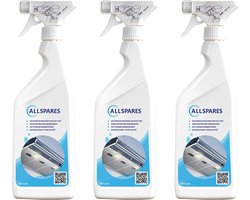 AllSpares Ontvetter (3x) voor Metaalfilter (500ml)