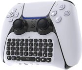 Heuts Goods - Toetsenbord geschikt voor PS5 controller - Qwerty Toetsenbord - Accessoire geschikt voor PS5 - Wit