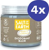 Salt of the Earth Amber & Sandalwood Deodorant Balsem (4x 60gr)