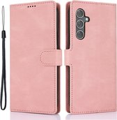 Coverup Book Case - Geschikt voor Samsung Galaxy A55 Hoesje - Pink