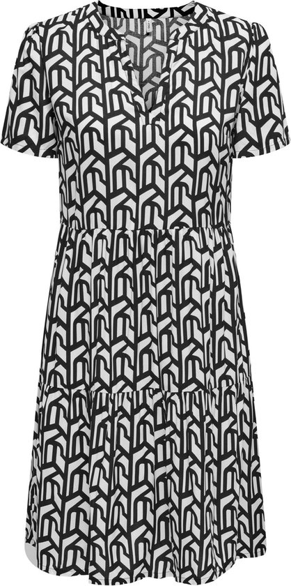 ONLY ONLZALLY LIFE S/S THEA DRESS NOOS PTM Dames Jurk - Maat S