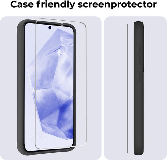 Protecteur d'écran adapté pour Samsung A35 Protecteur d'écran en Glas Tempered Glass - Protecteur d'écran adapté pour Samsung Galaxy A35 5G Protecteur d'écran - 3 PACK