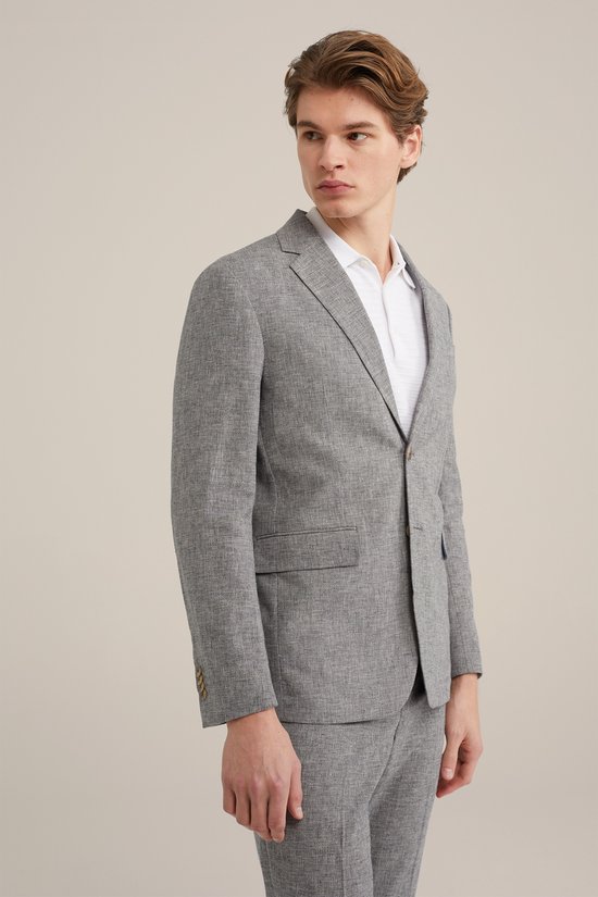 WE Fashion Blazer coupe classique pour homme en mélange de lin