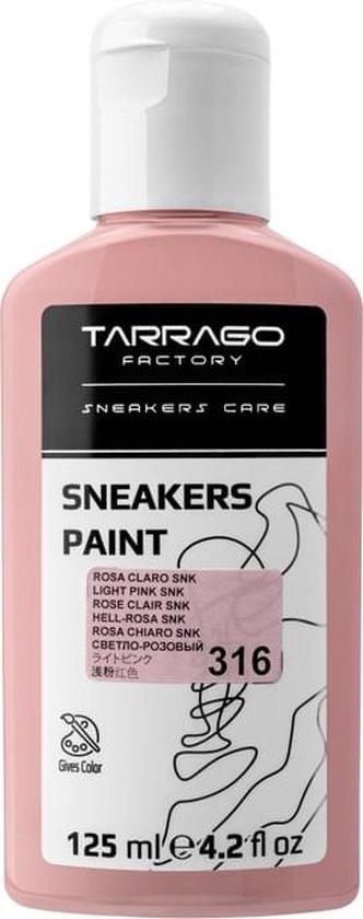 Tarrago sneakers paint - 316 - light pink - 125ml