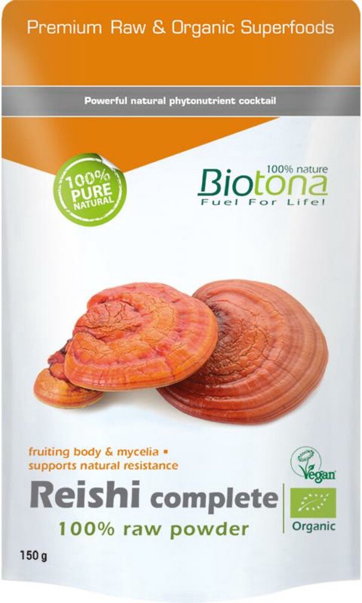 Goedkoopste Biotona Maca Reishi Powder Bio 150 gr