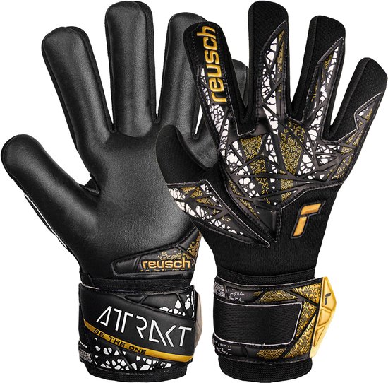 Reusch Attrakt Silver NC Finger Support Keepershandschoenen Senior