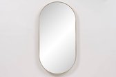Ben Vita ovale spiegel met LED verlichting en anti-condens 40x80 cm Mat Goud