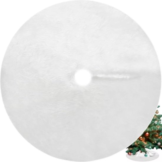 Tapis d'arbre de Noël Ruhhy - Tapis Wit moelleux - 72 cm pour un Noël plein d'ambiance