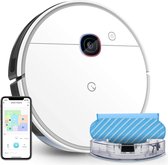 Yeedi 2 Hybrid Robotstofzuiger - Draadloze stofzuiger - Robotstofzuiger met dweilfunctie - Met wifi - 200 minuten - Mobiele App - Alexa - Wit