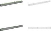 vidaXL Gabion plantenbak verhoogd 450x30x30 cm gegalvaniseerd staal - Schanskorfmand - Schanskorfmanden - Schanskorf Muur - Schanskorf Muren