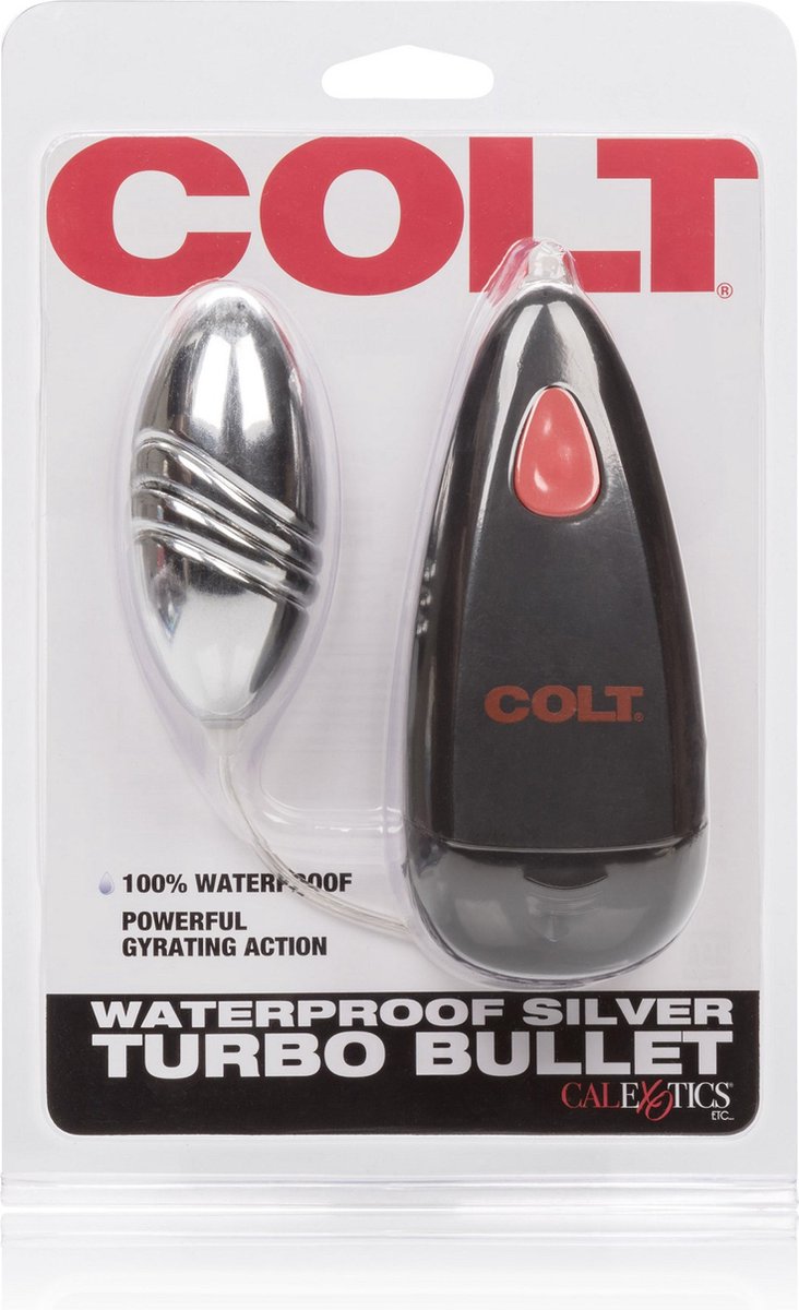CalExotics - COLT Waterproof Turbo Bullet - Eggs / Bullets Zilver