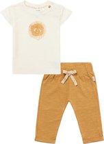 Noppies - kledingset - Meisjes - 2delig - Broek Natcher Apple Cinnamon - Shirt Nicollet Pristine - Maat 86