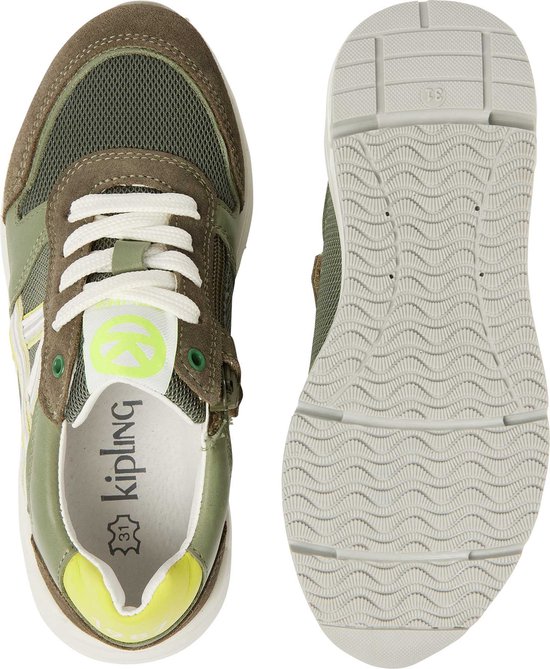Kipling FINLAY - sneakers jongens - Groen - sneakers maat 36