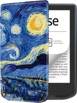Case2go - E-reader Hoes geschikt voor PocketBook Verse / Pro - Sleepcover - Auto/Wake functie - Magnetische sluiting - Sterrenhemel