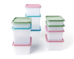 Amuse Diepvriesdozen - Set van 10 - Bewaardoos - Compacte Vershouddoos - Duurzaam - Tot -30°C en max 100°C
