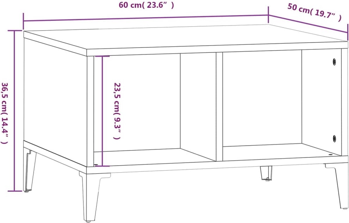 Teakhouten vintage salontafel Deens design - Retro Studio Teakhouten vintage salontafel Deens design - Retro Studio