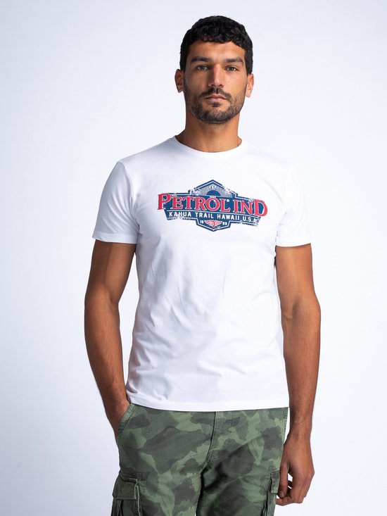 Petrol Industries - T-shirt Artwork pour hommes Mariner - Wit - Taille L