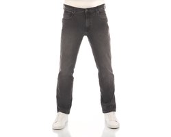 Wrangler Heren Jeans Broeken Texas Stretch regular/straight Fit Grijs Volwassenen Denim Jeansbroek