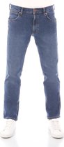 Wrangler Heren Jeans Broeken Greensboro regular/straight Fit Blauw 36W / 34L Volwassenen Denim Jeansbroek