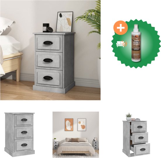 ROSPRO Universeel Nachtkastje Houten Nachtkastje Met 2 Lades Traditioneel Rustiek Nachtkastje Slaapkamer Opberglade Modern Nachtkastje