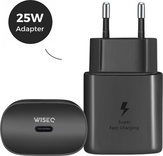 25W USB-C Snellader Adapter – Snel Opladen voor Samsung, Apple, Huawei, OPPO Smartphones & Tablets