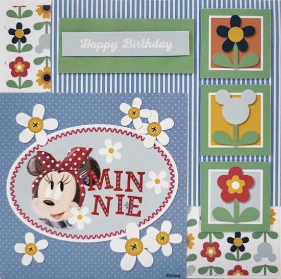 Kit de fabrication de cartes Minnie Mouse 20,3 x 20,3 cm (DYP0021)