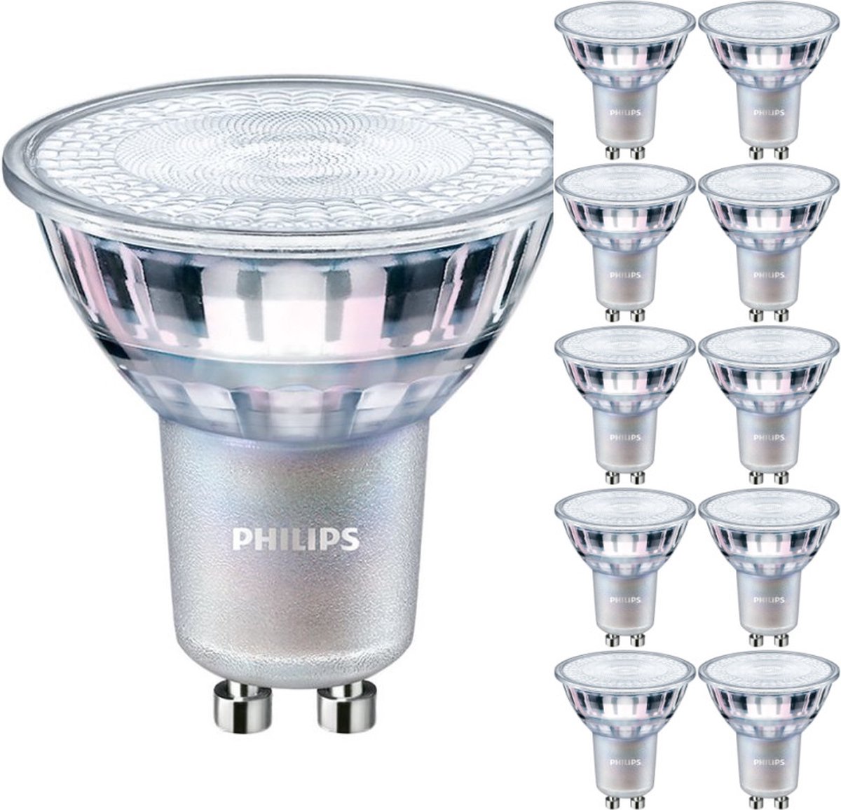 Voordeelpak 10x Philips LEDspot MV Value GU10 4.9W 927 36D MASTER