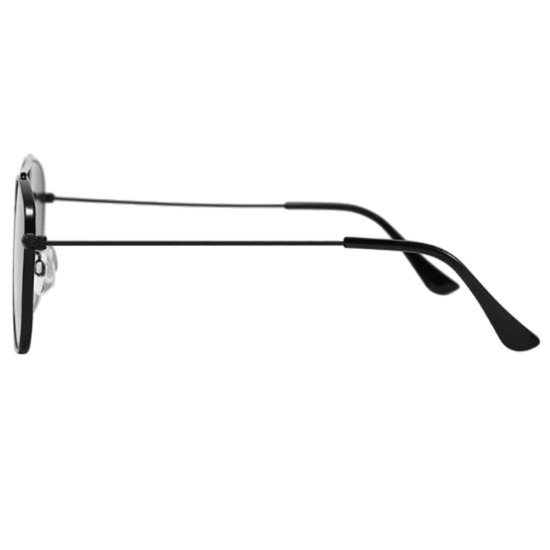 Fako Sunglasses® - Pilotenbril Metal - Piloot Zonnebril - Heren Zonnebril - Dames Zonnebril - Model Marc - Zwart van Fako Sunglasses® — afbeelding 3