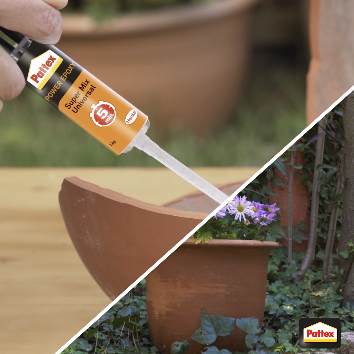 Pattex Filling Mix Two-Component Adhesive - 82.5g Black/Yellow