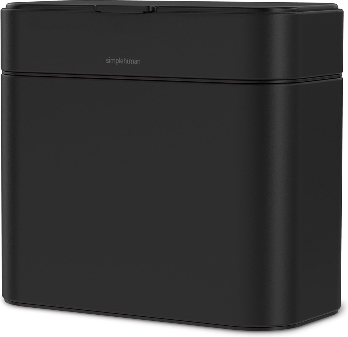 Simplehuman - Compost Emmer 4 liter - Zwart - Roestvast Staal