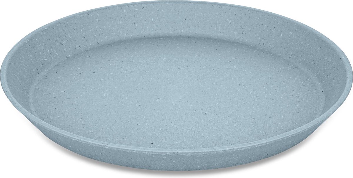 Koziol Bio-Circulair Connect Bord ø 21 cm Set van 4 Stuks Kunststof Blauw