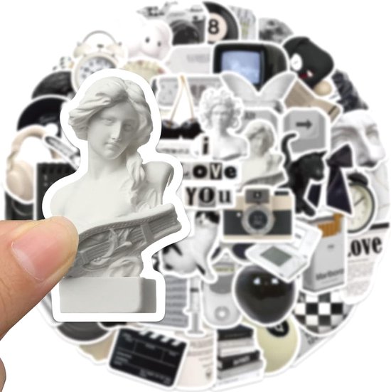 Stickers voor Laptop 223 Stuks, Leuke Grappige Stickers voor Tieners, Meisjes, Kinderen, Volwassenen | Perfect voor Waterfles, Skateboard, Auto, IPhone, Reisvinyl Stickers