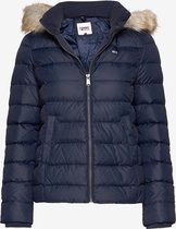 Tommy Jeans Tjw Quilted Tape Hooded Jacket Jassen Dames - Winterjas - Donkerblauw - Maat M
