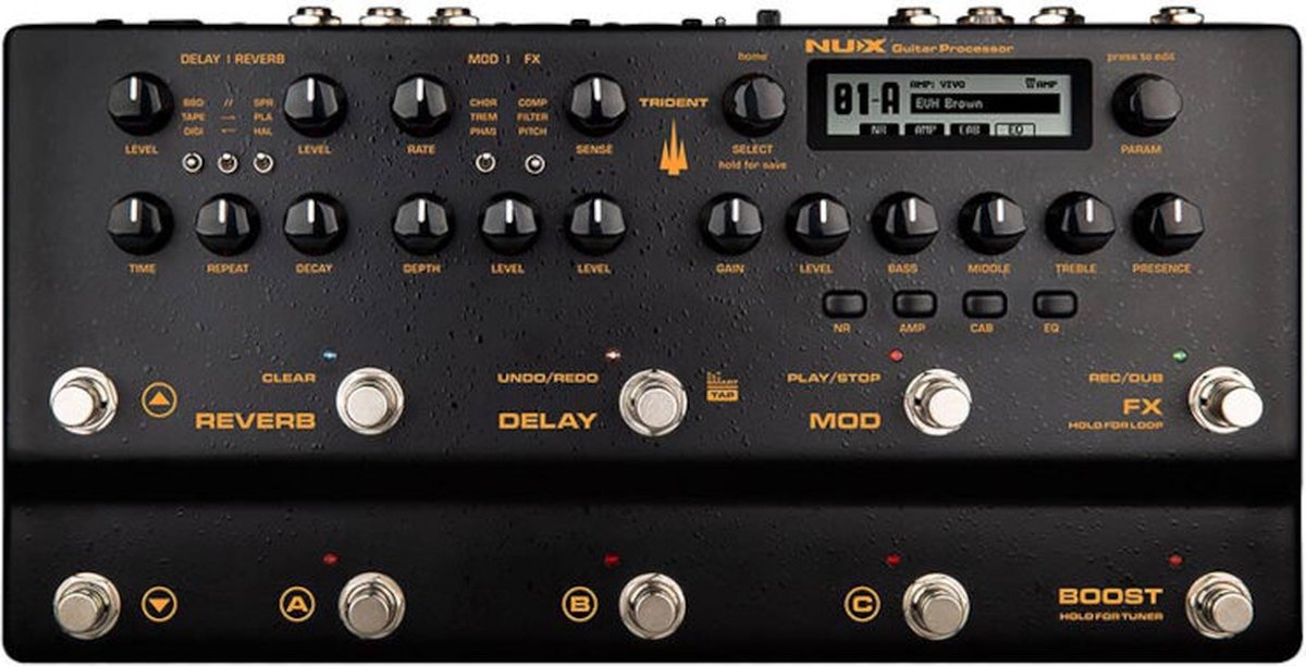 NUX Trident NME-5 Modeling Gitaarprocessor