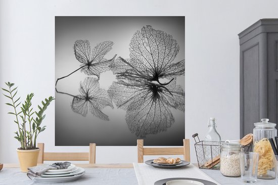 Stickers muraux - Feuilles - Nature morte - Automne - 120x120 cm - Feuille adhésive XXL