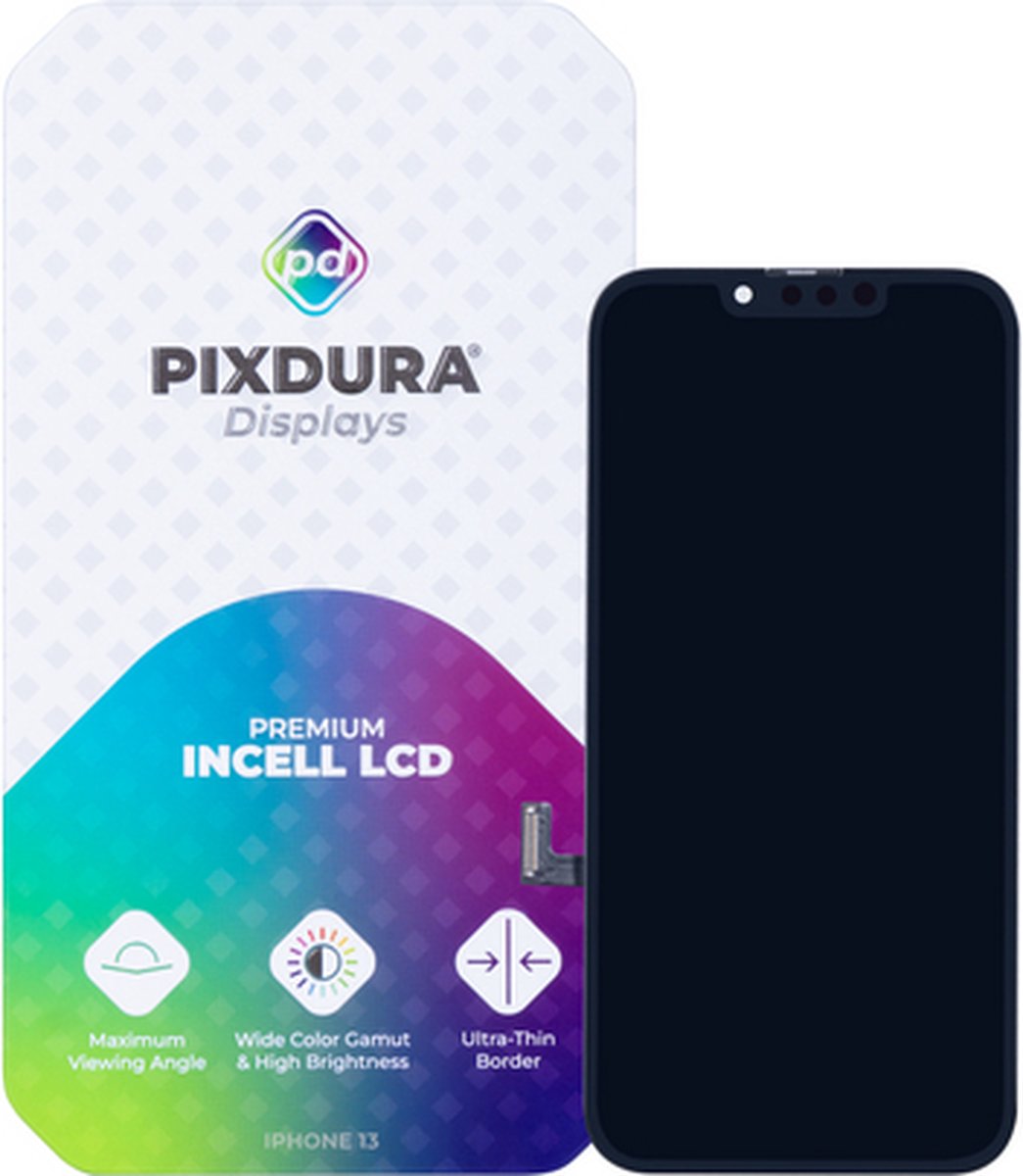 PIXDURA Voor iPhone 13 Display En Digitizer In-Cell Premium - Geschikt voor Apple Toestellen