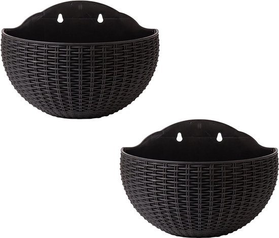 HomeWork Studio Antwerpen Plantenhanger - Voor aan de muur - Metaal - Rond - 46 cm