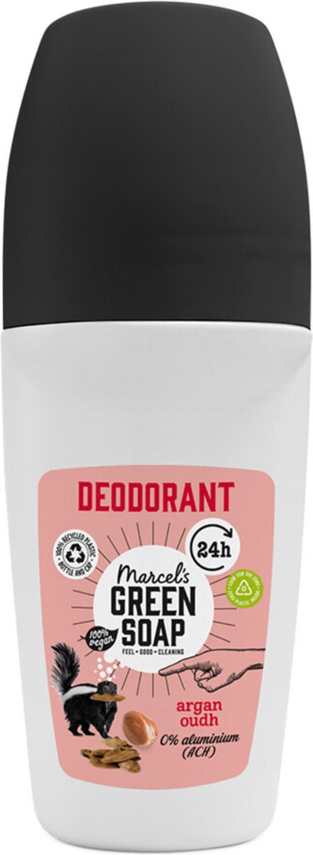 Goedkoopste Marcel's Green Soap Deodorant Roller Argan & Oudh 50 ml