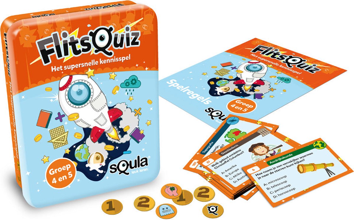 sQula flitsquiz groep 4-5 - Educatief Kaartspel — afbeelding 3