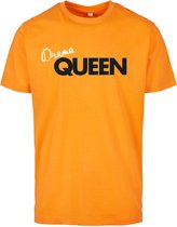 Koningsdag t-shirt oranje 3XL - Drama queen - soBAD.| Oranje shirt dames | Oranje shirt heren | Koningsdag | Oranje collectie