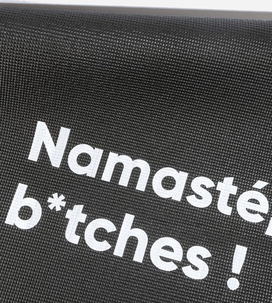 Yogamat Namaste b*tches - Fitness Mat - Sport Mat - Yogamat Anti Slip & Eco - Extra Dik - Duurzaam - Inclusief Draagriem van Love Generation — afbeelding 5