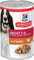 Hill's Science Plan Adult Natvoer Hond met Kalkoen 12x370g