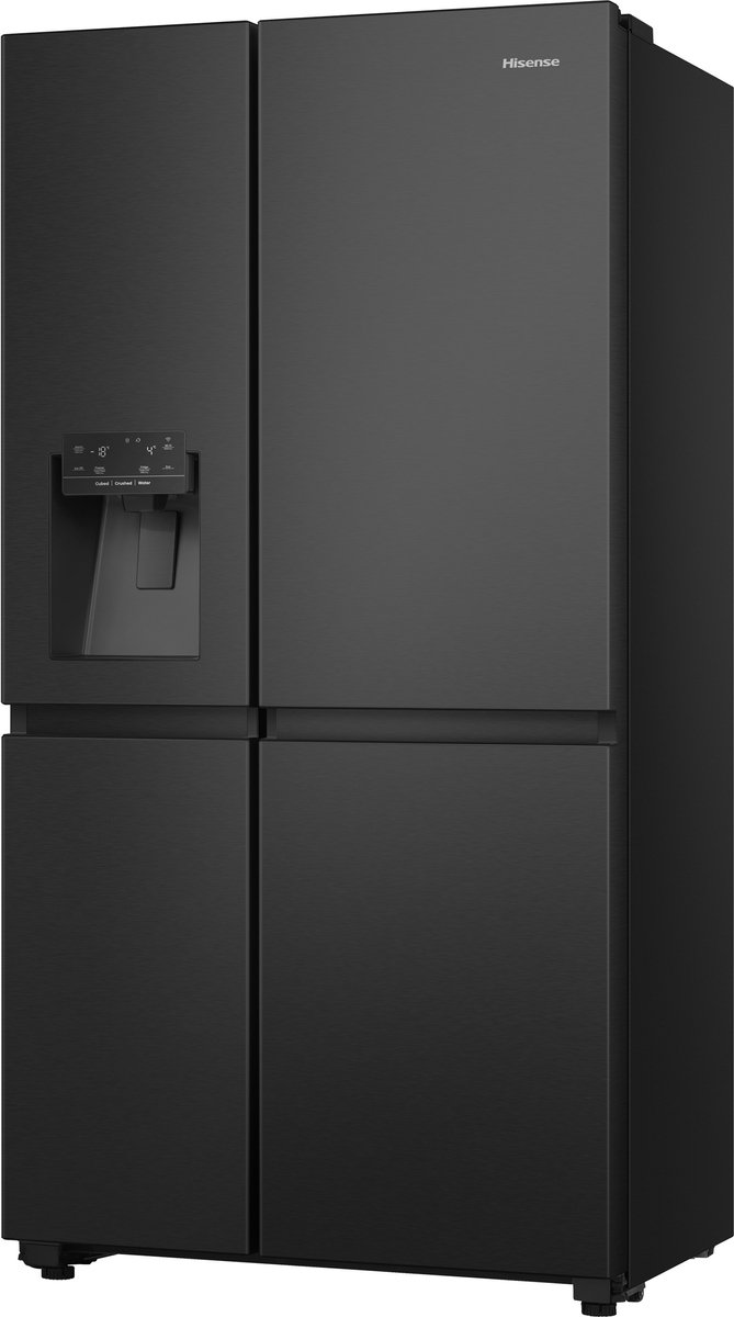 Hisense RS818N4TFC - Amerikaanse koelkast - Energielabel C - Water- & ijsdispenser - Metal Cooling - No Frost - Zwart- Multi-Air Flow - Fast Freeze - 35dB (A) - Inverter Compressor - 632 Liter — afbeelding 6