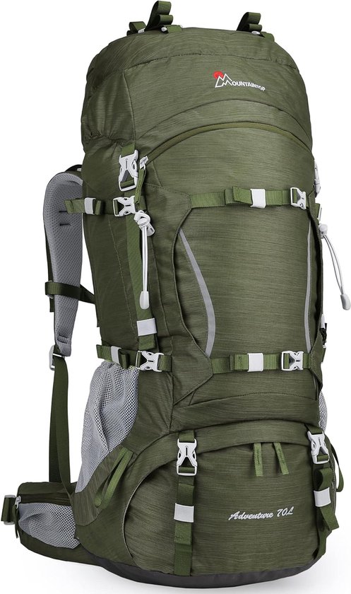 70L trekkingrugzak binnenframe rugzak wandelrugzak heren dames backpack rugzak met regenhoes campingreizen