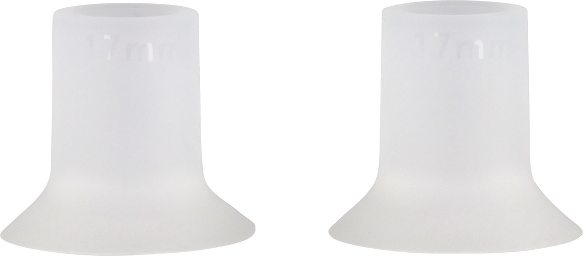 Goedkoopste Youha® Borstschildverkleiners - Borstschilden - Borstkolf accessories - BPA vrij - elektrische draadloze borstkolven - Silicone borstschilden - Set van 2 stuks - Maat 17 mm