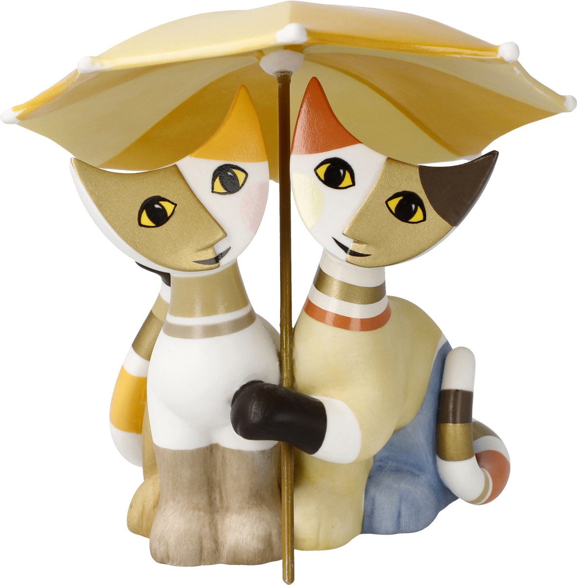 Goebel - Rosina Wachtmeister | Decoratief beeld / figuur Amici sotto l´ombrello | Porselein - 12cm - 2024